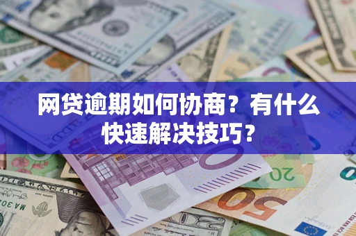 武汉网贷逾期如何协商？有什么快速解决技巧？