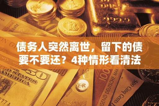 武汉债务人突然离世，留下的债要不要还？4种情形看清法律判决