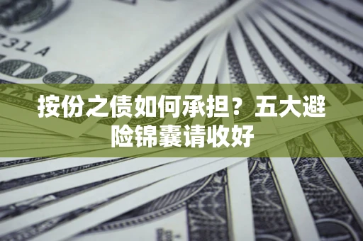 武汉按份之债如何承担？五大避险锦囊请收好
