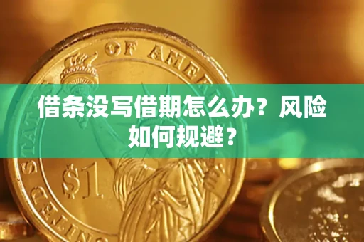 武汉借条没写借期怎么办？风险如何规避？