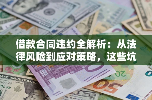 武汉借款合同违约全解析：从法律风险到应对策略，这些坑别再踩！