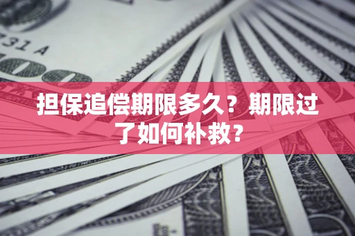 武汉担保追偿期限多久？期限过了如何补救？