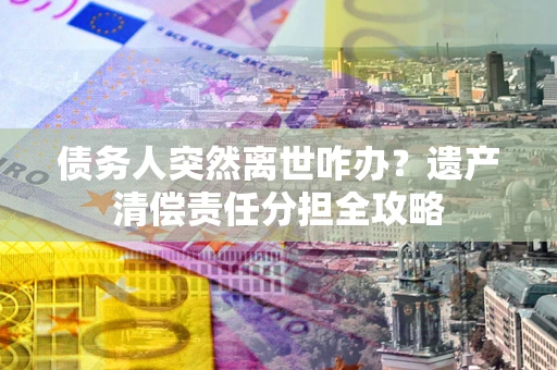 武汉债务人突然离世咋办？遗产清偿责任分担全攻略