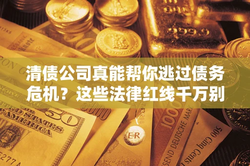 武汉清债公司真能帮你逃过债务危机？这些法律红线千万别踩