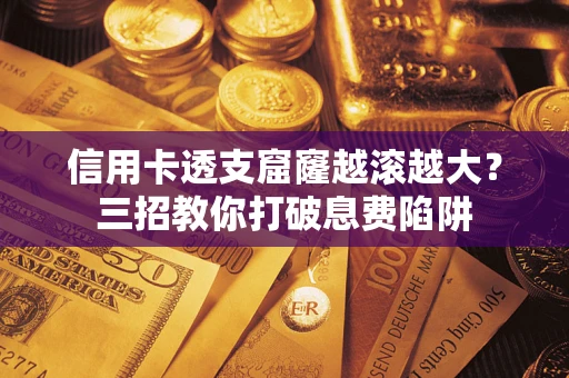 武汉信用卡透支窟窿越滚越大？三招教你打破息费陷阱